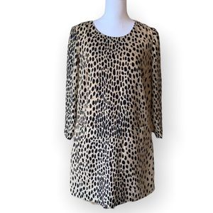 J.Crew Leopard Print Dress Size 4
